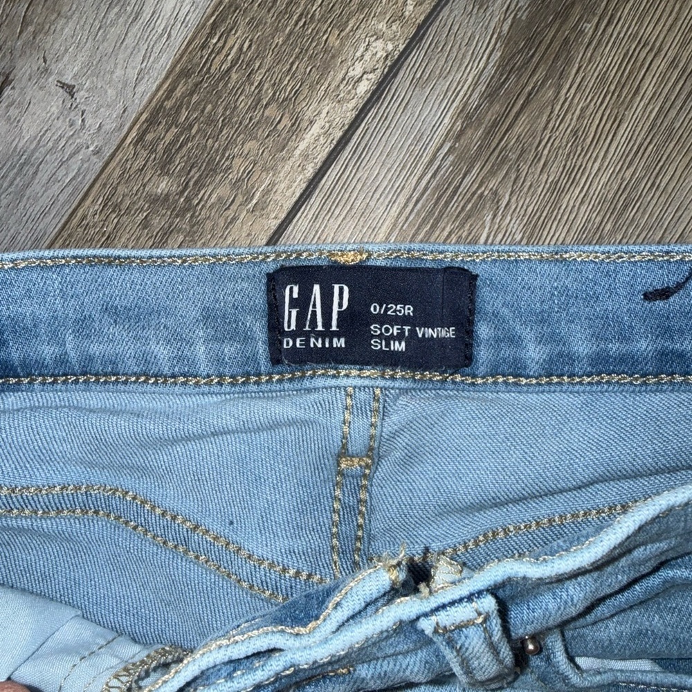 GAP Vintage Slim Size O/25 EUC - Picture 3 of 6